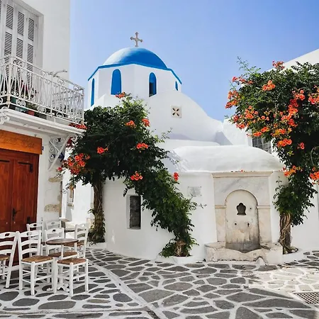Endearing Naxos Quadruple Private Balcony Center アパート *